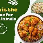 A bowl of aromatic Basmati rice, the best rice for biryani in India 2025.