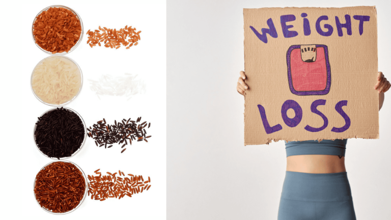 Healthy rice varieties ideal for weight loss, such as brown and black rice