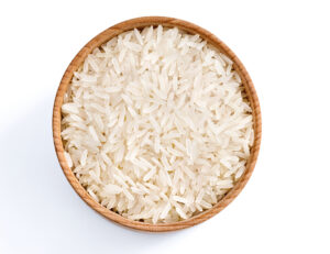 Long-grain aromatic Basmati rice, perfect for biryanis and pulao.