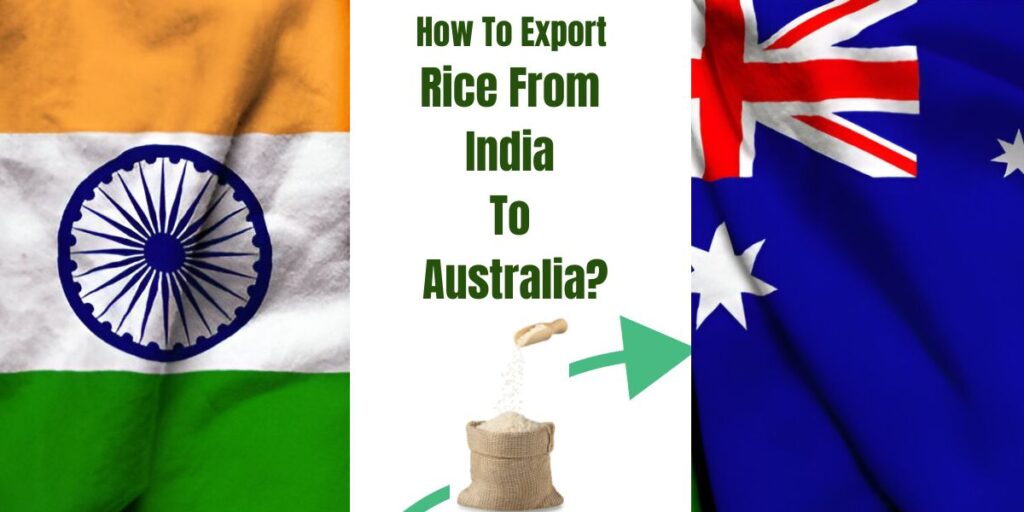 Export rice from India to Australia – process, documents, and shipping cost.