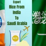 A visual guide of the rice export journey from India to Saudi Arabia.