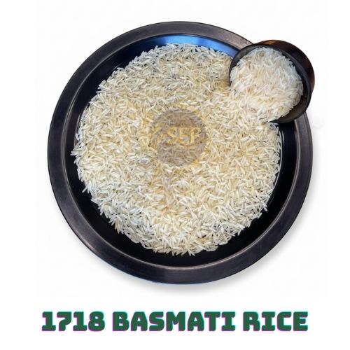 1718 basmati rice light golden long grain premium quality rice