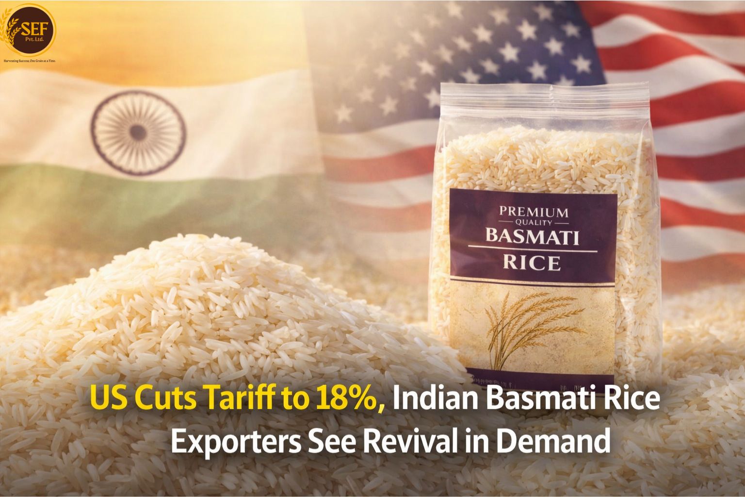 Demand Basmati Rice US Cuts Tariff to 18%, Indian Basmati Rice Exporters See Revival in ...
