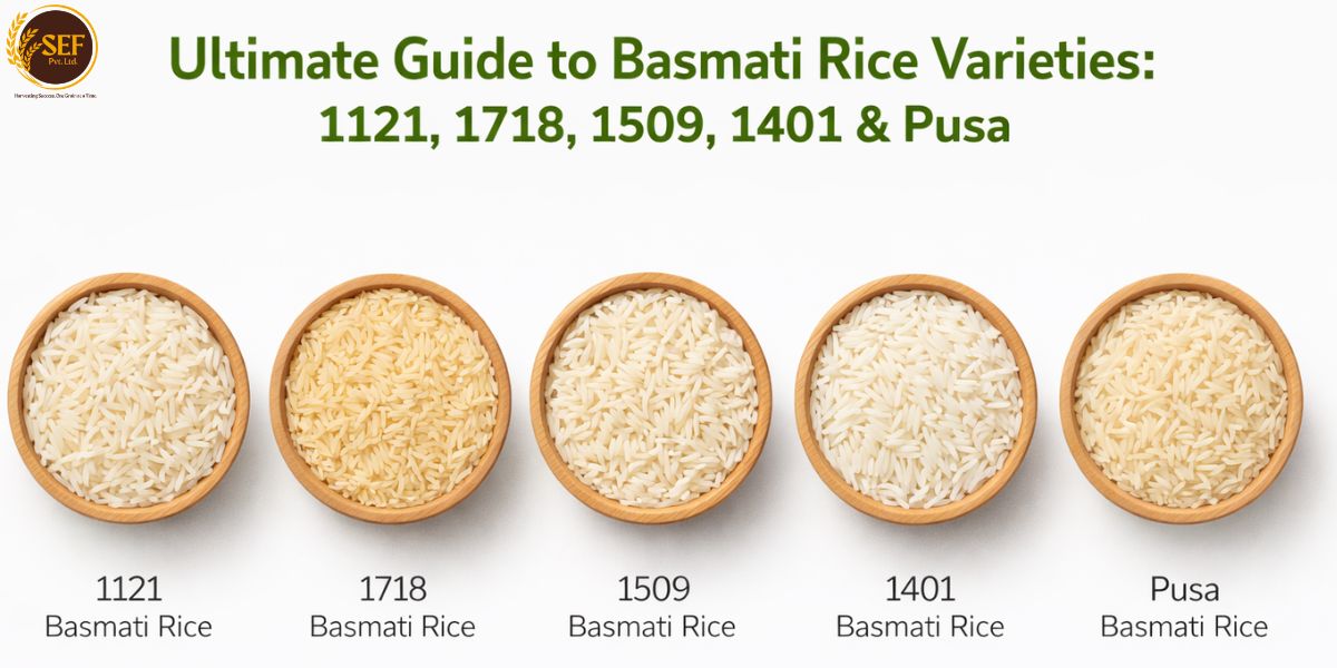 Ultimate guide to basmati rice varieties 1121 1718 1509 1401 pusa