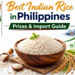 Best Indian rice in Philippines with Indian and Philippine flags on white background
