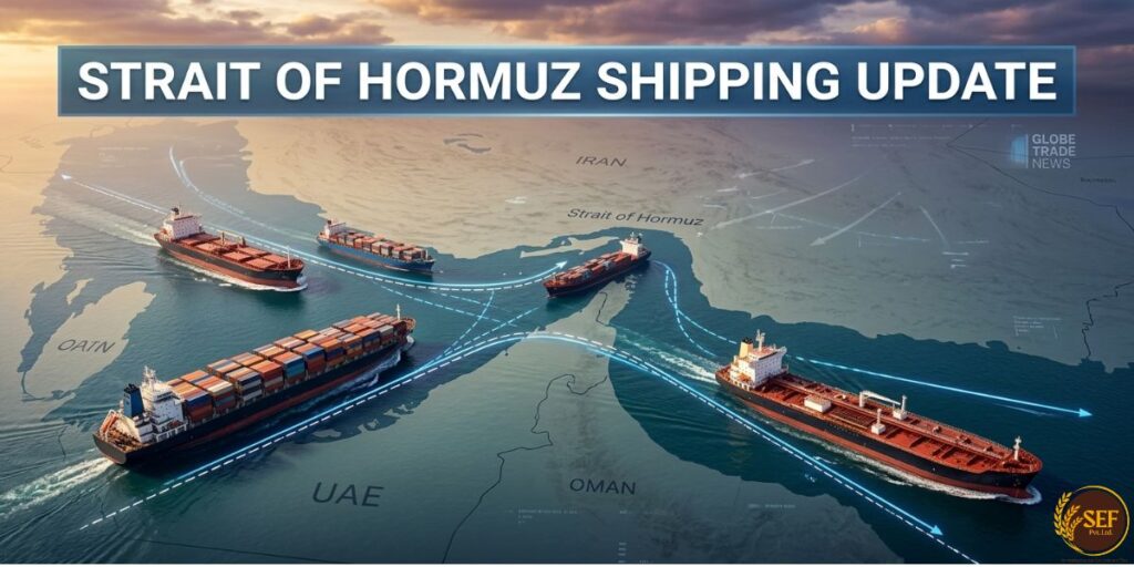 Cargo ships following new routes in Strait of Hormuz amid rising tensions